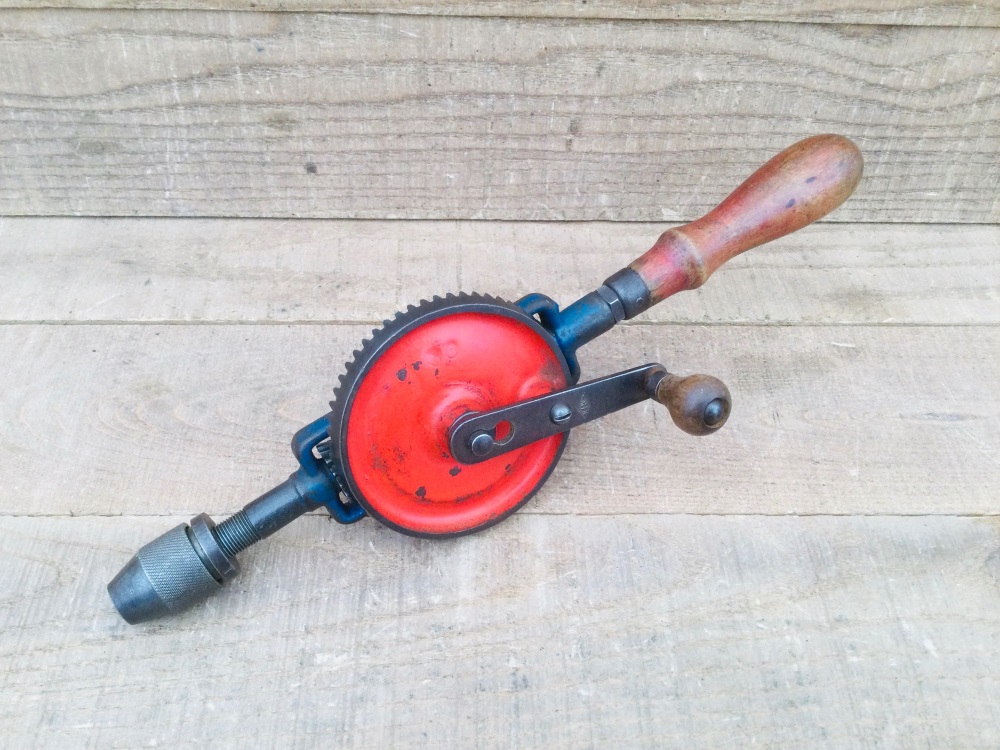 Vintage M.C Gooding Keen Tools Ltd Double Pinion Hand Drill