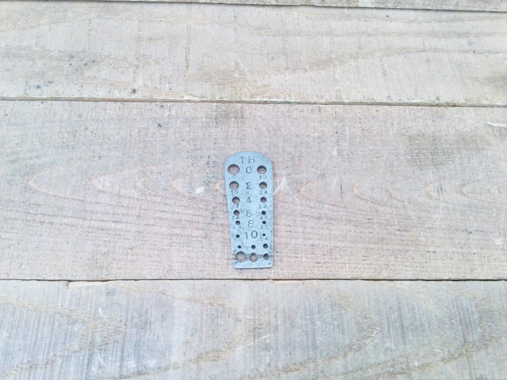 Vintage Engineers Wire Gauge Guide