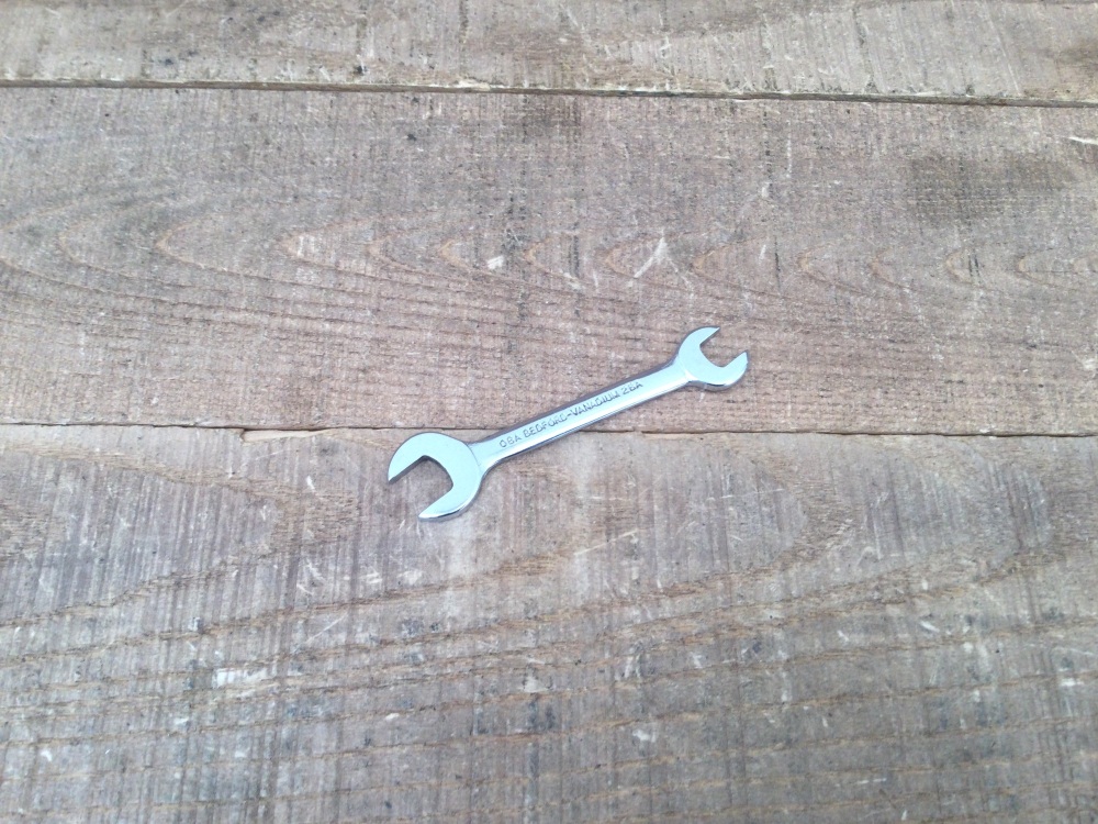 Bedford 0BA x 2BA Open Ended Spanner