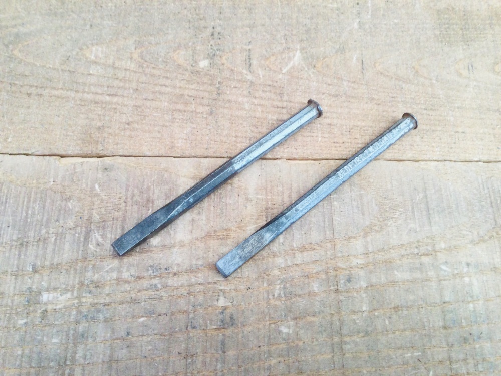 Vintage Pair Bedford ¼” Stone Masons Detail Chisels
