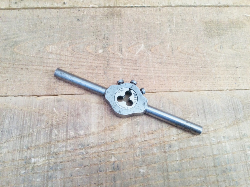 Vintage 13/16” Die  Stock Holder Wrench 5 1/2” Length