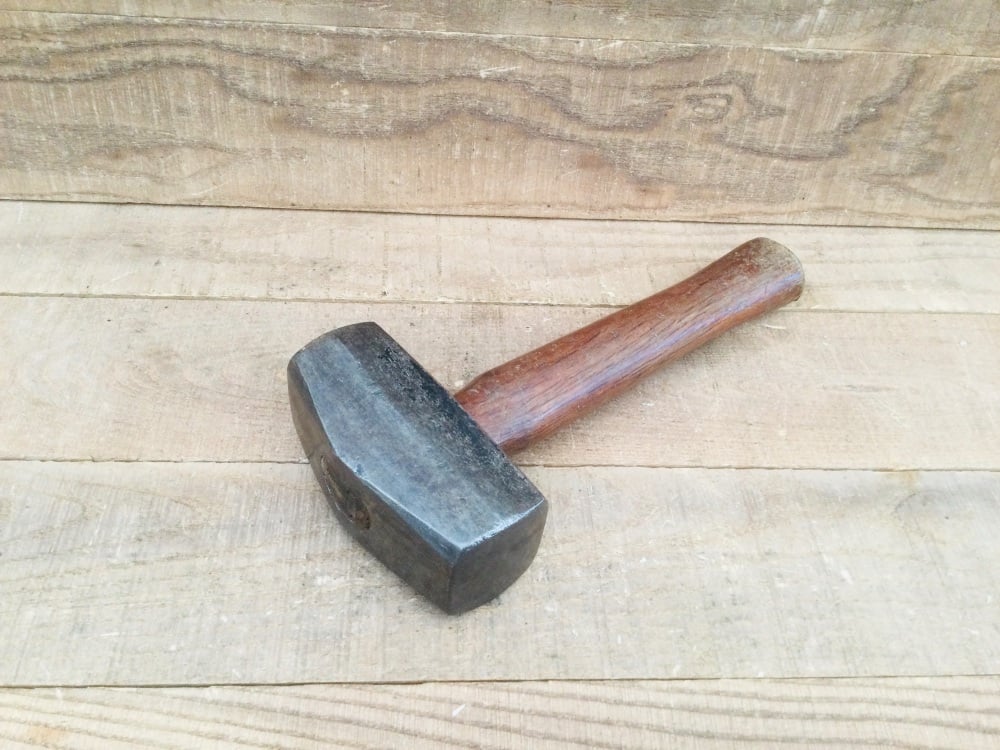 Vintage Masons 4 lb Cast Steel Club Hammer