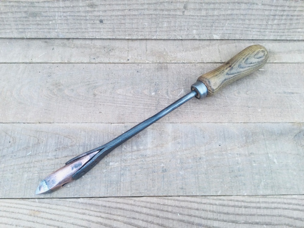 Vintage Large Copper Tipped Soldering Brazing Iron