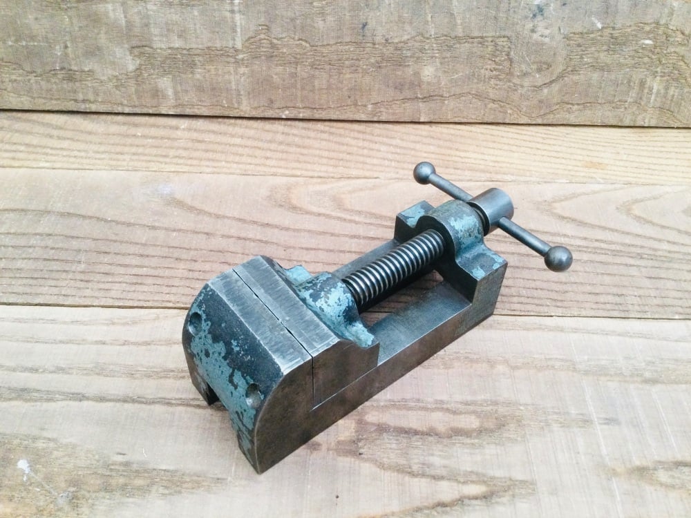 Vintage Small Cast Steel Precision Engineers Vice