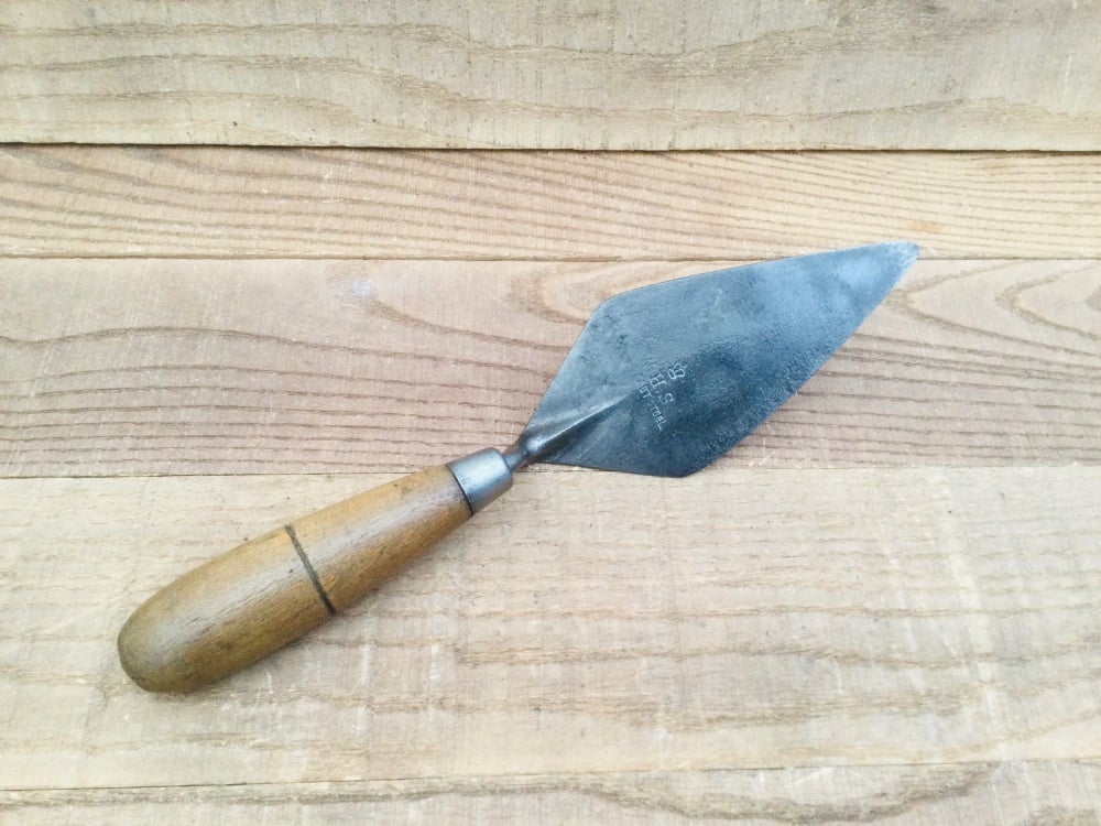 Vintage WHS Hunt & Sons Brades Co Brick Trowel Made in England