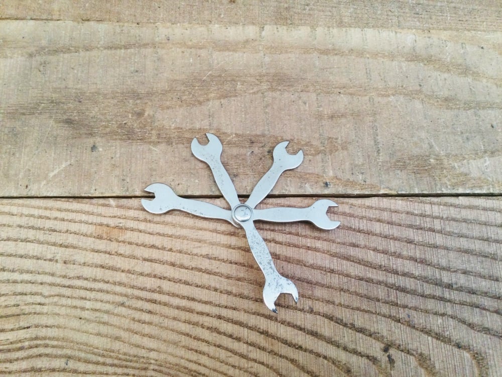 Vintage Automotive Magneto Spanner Set Made In England