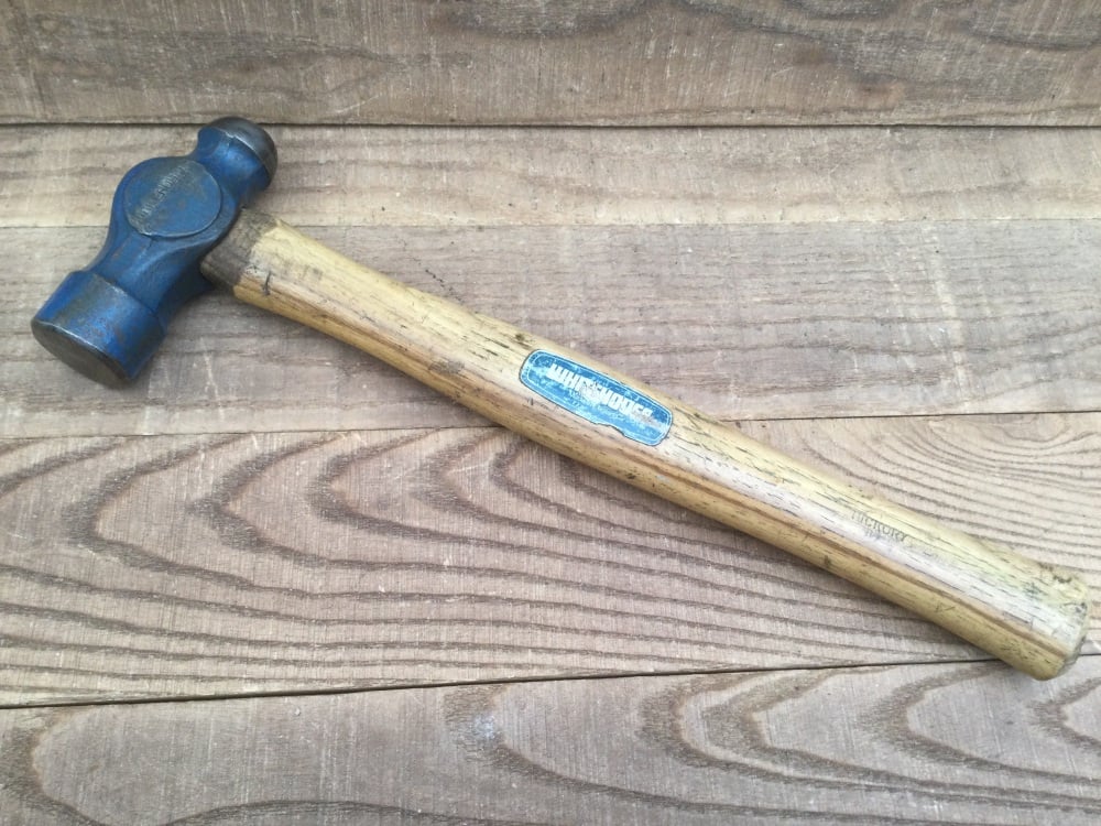 Vintage Large Whitehouse 2LB BSS876 Ball Pein Hammer Hickory Handle