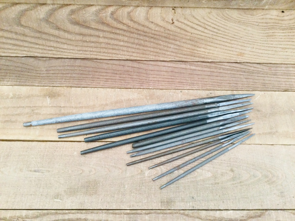 Vintage Engineers Round File Selection - Stubs, Jesop, Carr Co Ltd