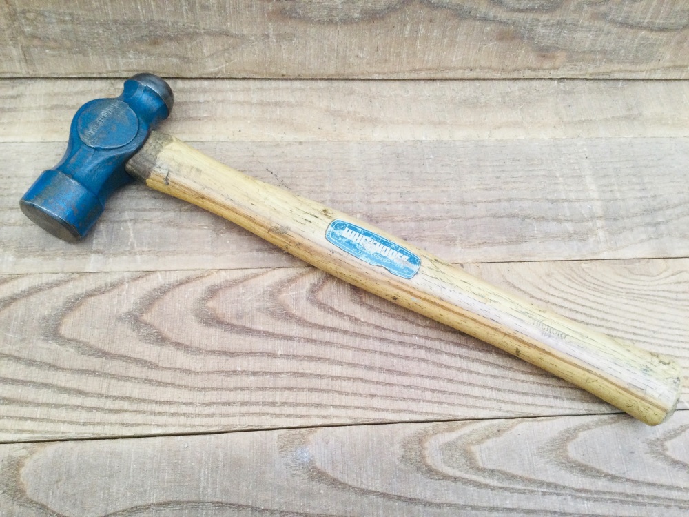 Vintage Large Whitehouse 2LB BSS876 Ball Pein Hammer Hickory Handle
