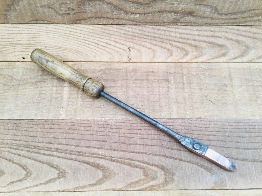 Vintage Hand Forged Copper Tipped Soldering Brazing Iron