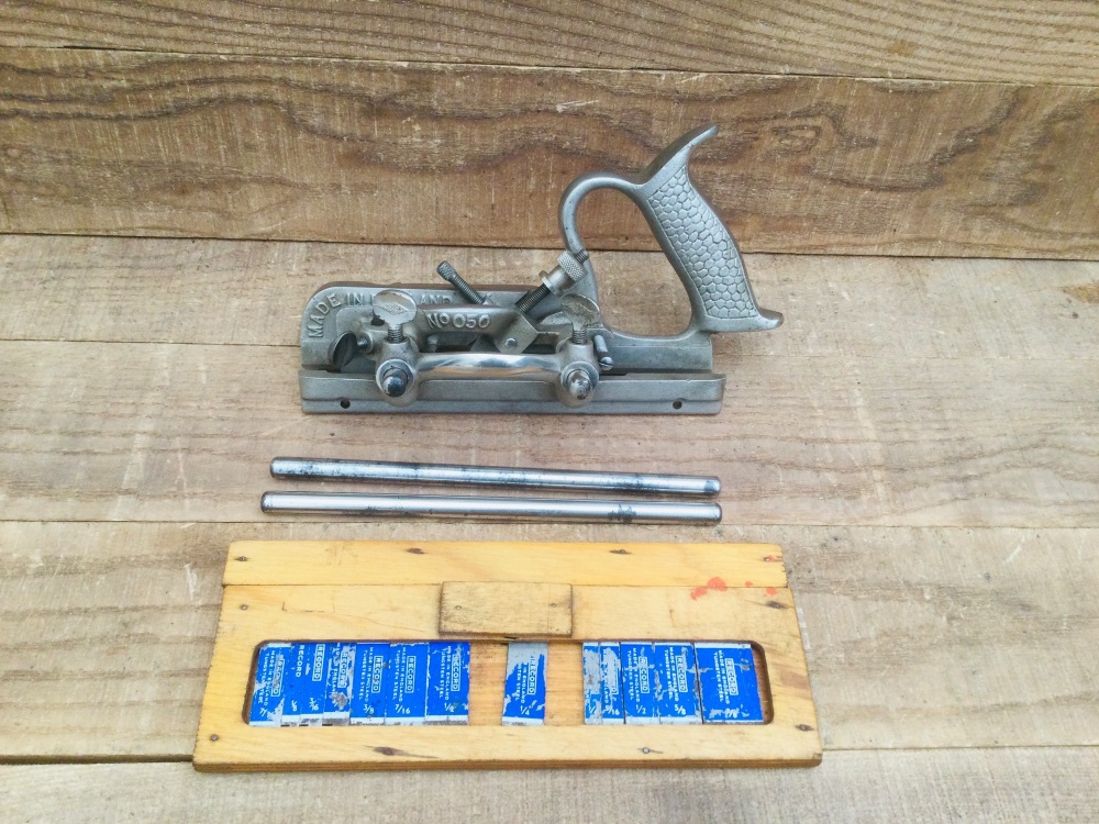 Vintage Record No. 50 Combination Plane & 13 Cutters