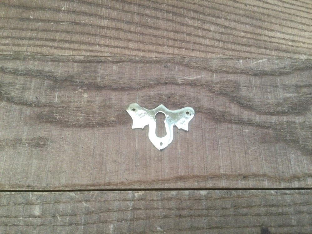 Vintage Decorative Brass Key Hole Escutcheon