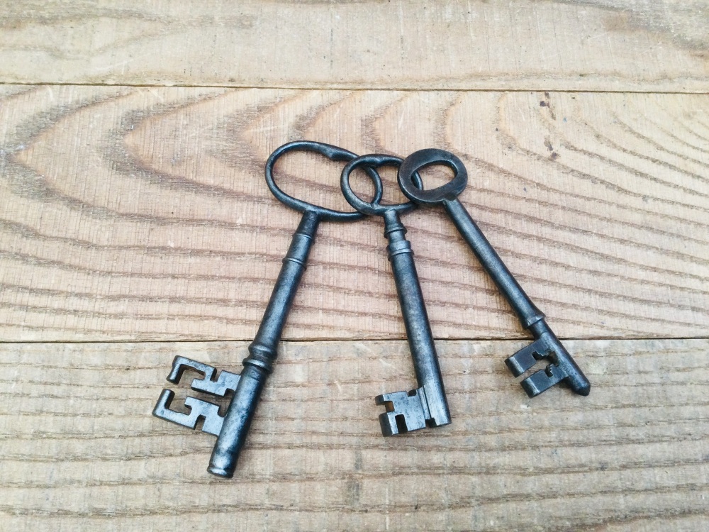 Three Old Antique Vintage Keys Ornate Collectable Keys Vintage Home Decor