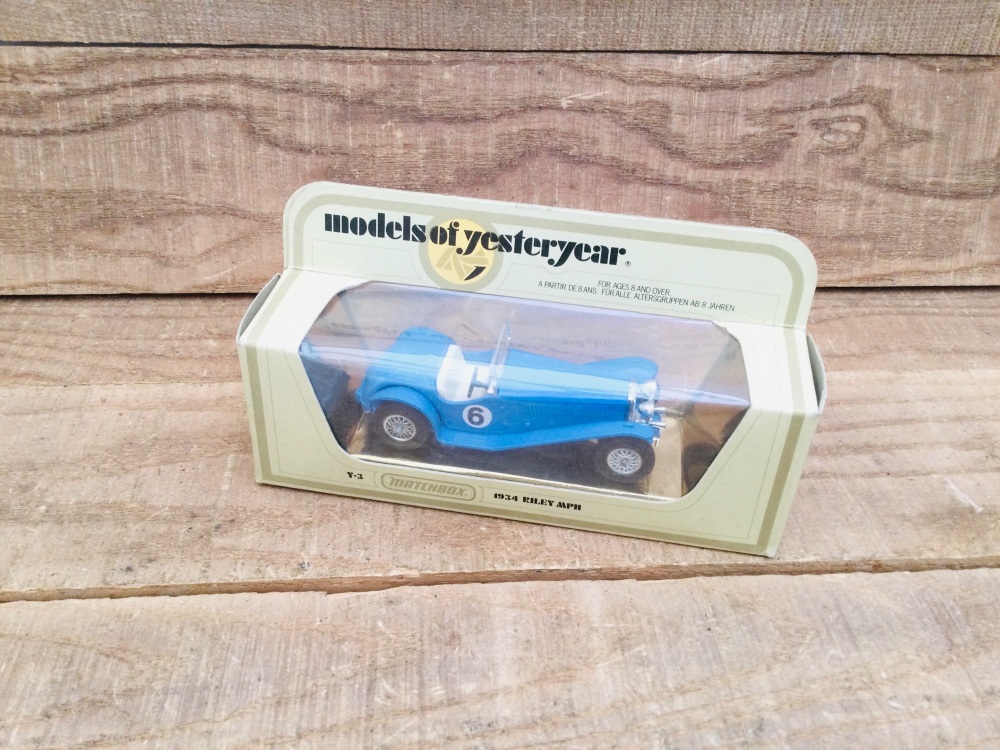 Vintage 1973 MATCHBOX LESNEY MODELS Of YESTERYEAR Y-3 1934 Riley MPH Car