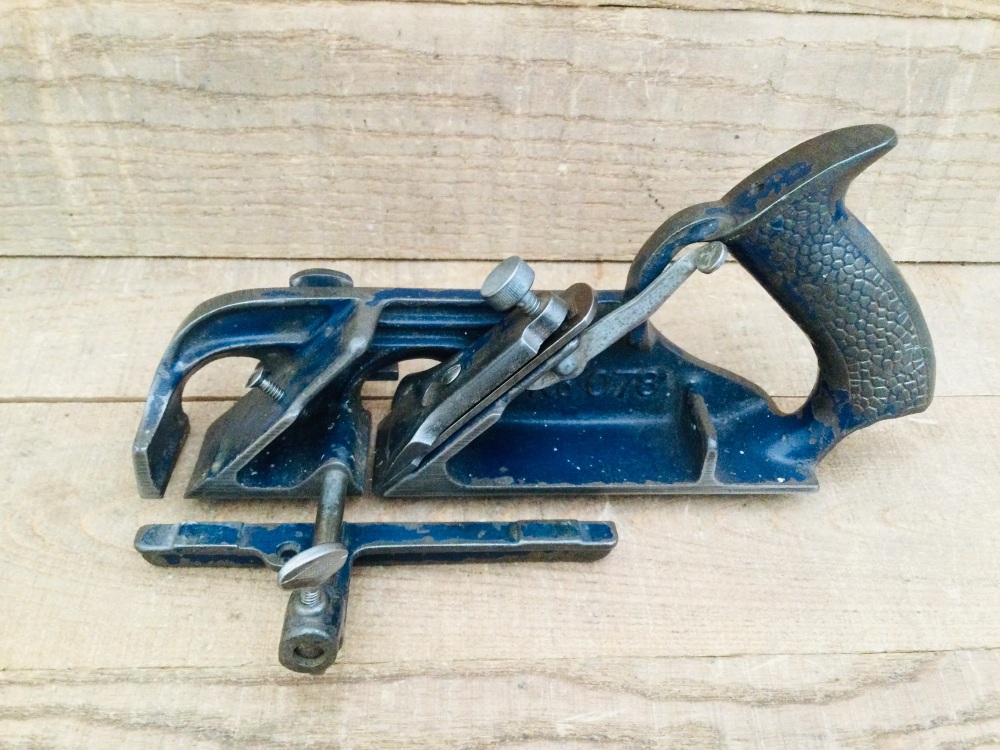 Vintage Record No.078 Duplex Rabbet Plane Made In England