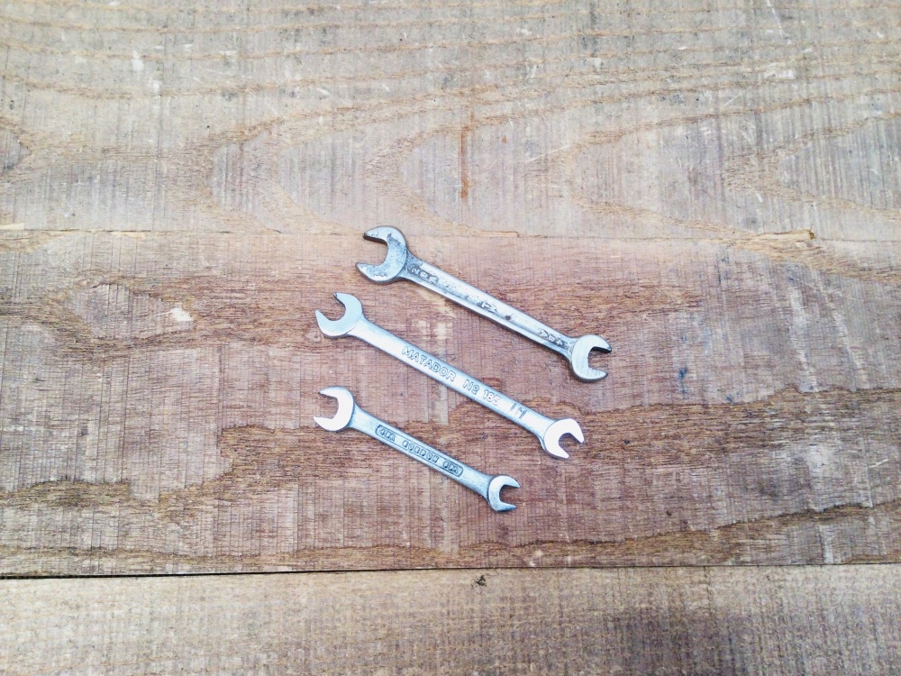 Three BA Open End Spanners - Gordon, T Williams & Matador