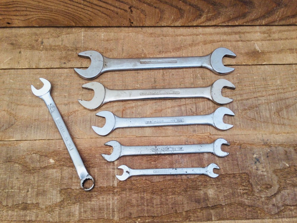 Matador No.100 Metric Open End Automotive Spanners