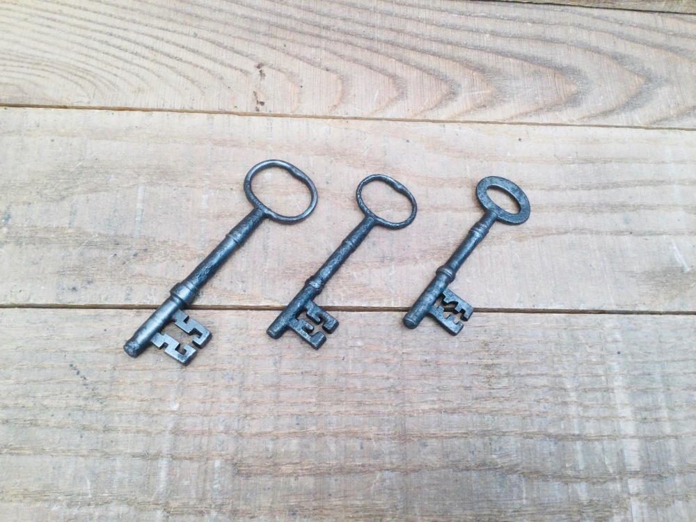 Three Old Antique Vintage Keys Ornate Collectable Keys Vintage Home Decor