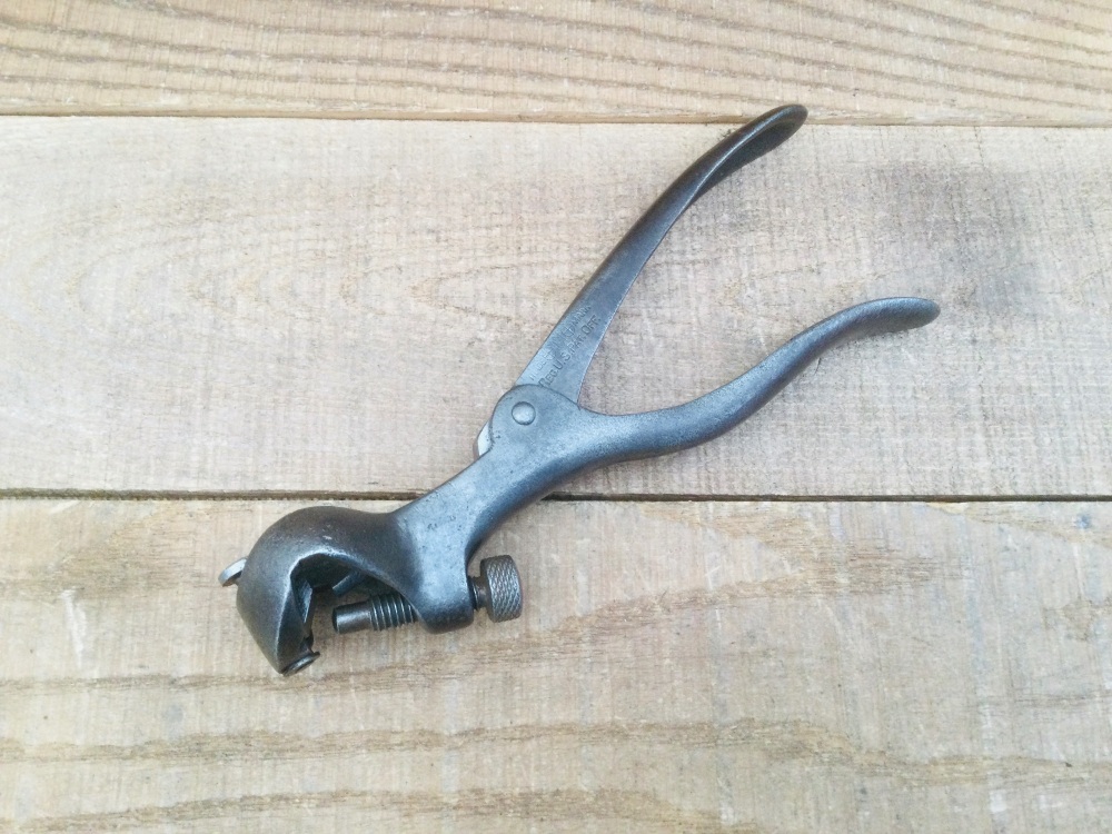 Antique Morrill&rsquo;s USA Patent Saw Setting Pliers