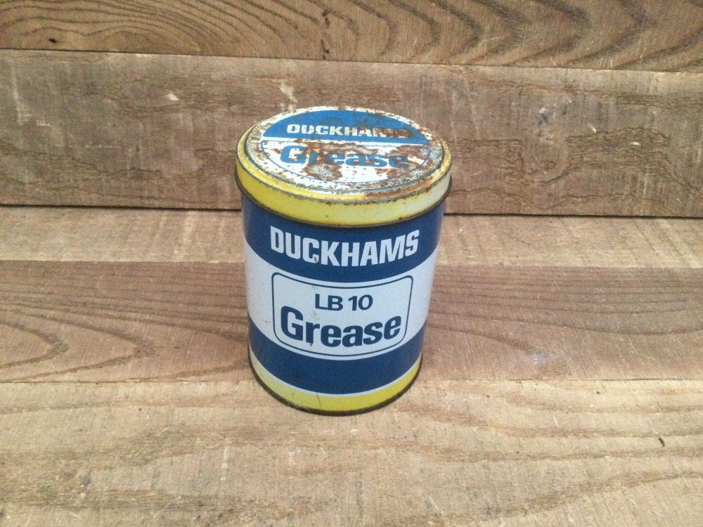 Vintage Duckhams LB10 Lithium Grease 500g Tin & Contents  Automobilia