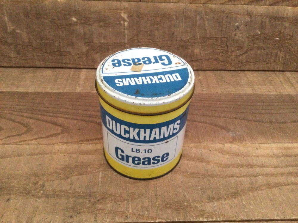 Vintage Duckhams LB10 Lithium Grease Can & Contents