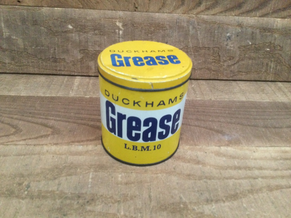 Vintage Duckhams LB10 Lithium Grease Can 1lb Net & Contents