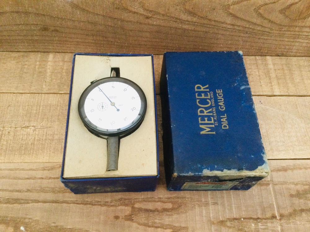 Mercer 0.0005 Alpha Dial Gauge 0-25-0 Graduation Made In England