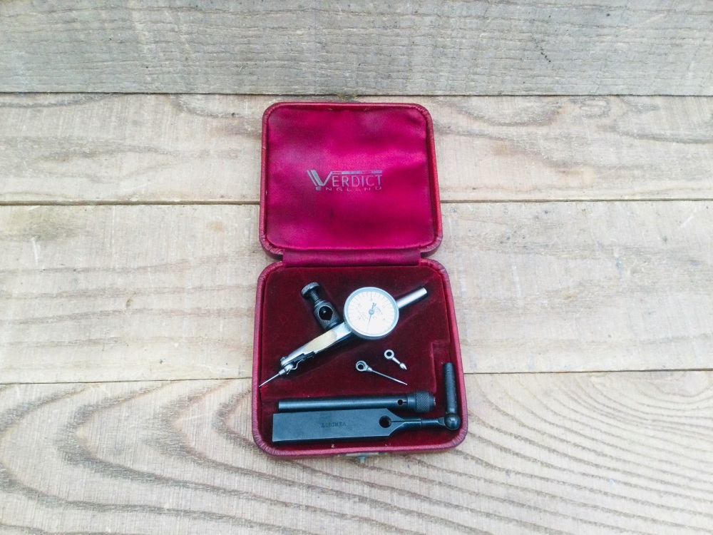 Verdict Brand .001 Dial Test Indicator Gauge Made In England