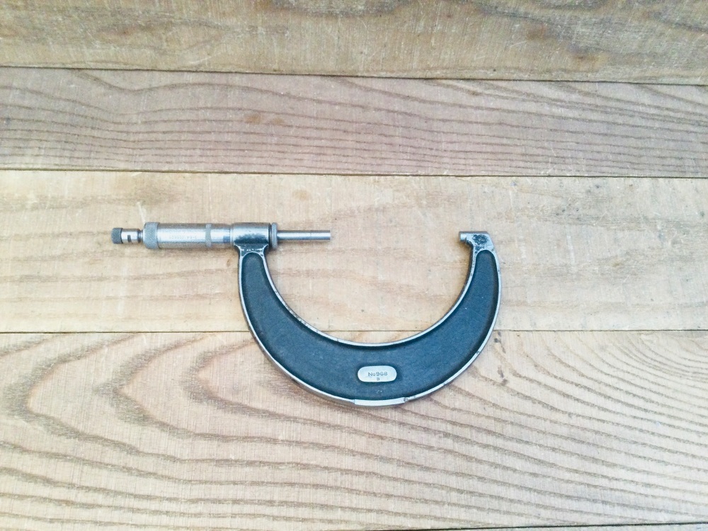 Vintage Moore & Wright No. 968B 3&rdquo;-4&rdquo; Micrometer