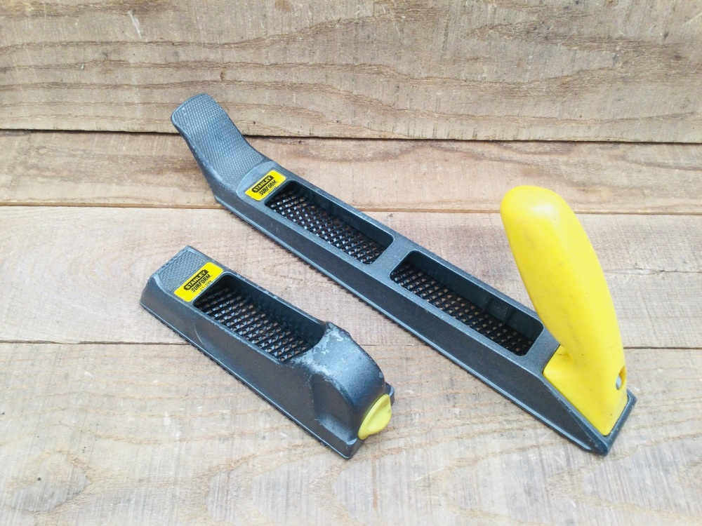 Vintage Stanley Surform Rasps - 21-399 Block Rasp & 21-122 Surform Rasp