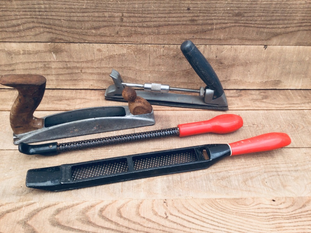 Carpentry Rasps - Stanley Round 21-124, Stanley 101A, Simmonds, Avon Trimmatool