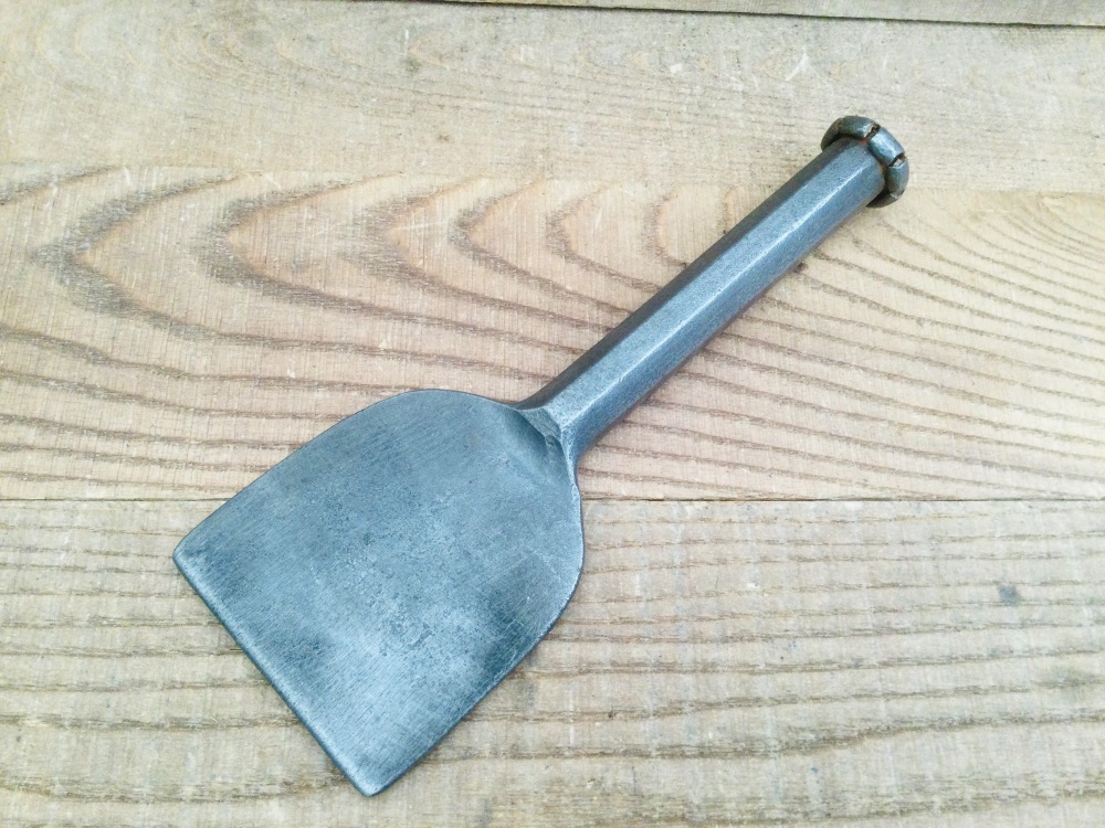 Vintage Cast Steel 3&rdquo; Stone Masonry Brick Bolster Chisel