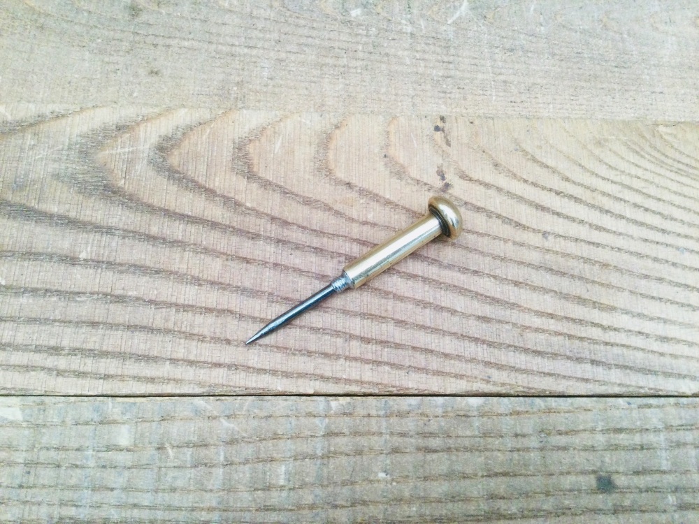 Vintage 4&rdquo; Brass Awl / Marking Scribe