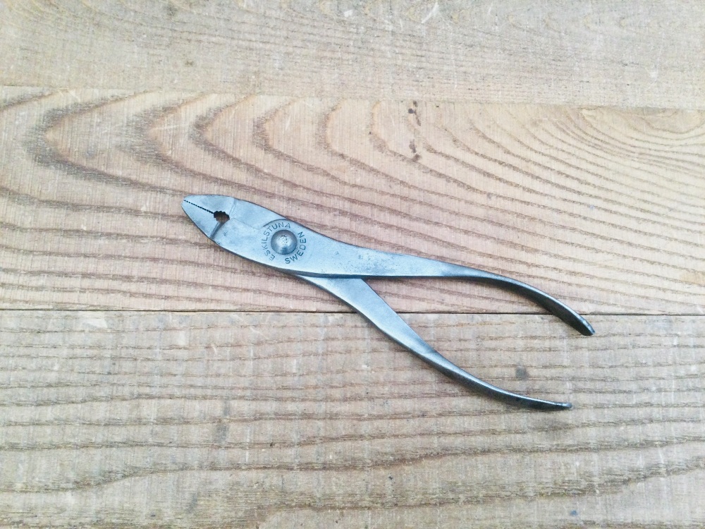 Vintage E A Berg Eskilstuna Sweden Slip Joint Pliers Volvo Tool Kit Tool Roll Classic Car