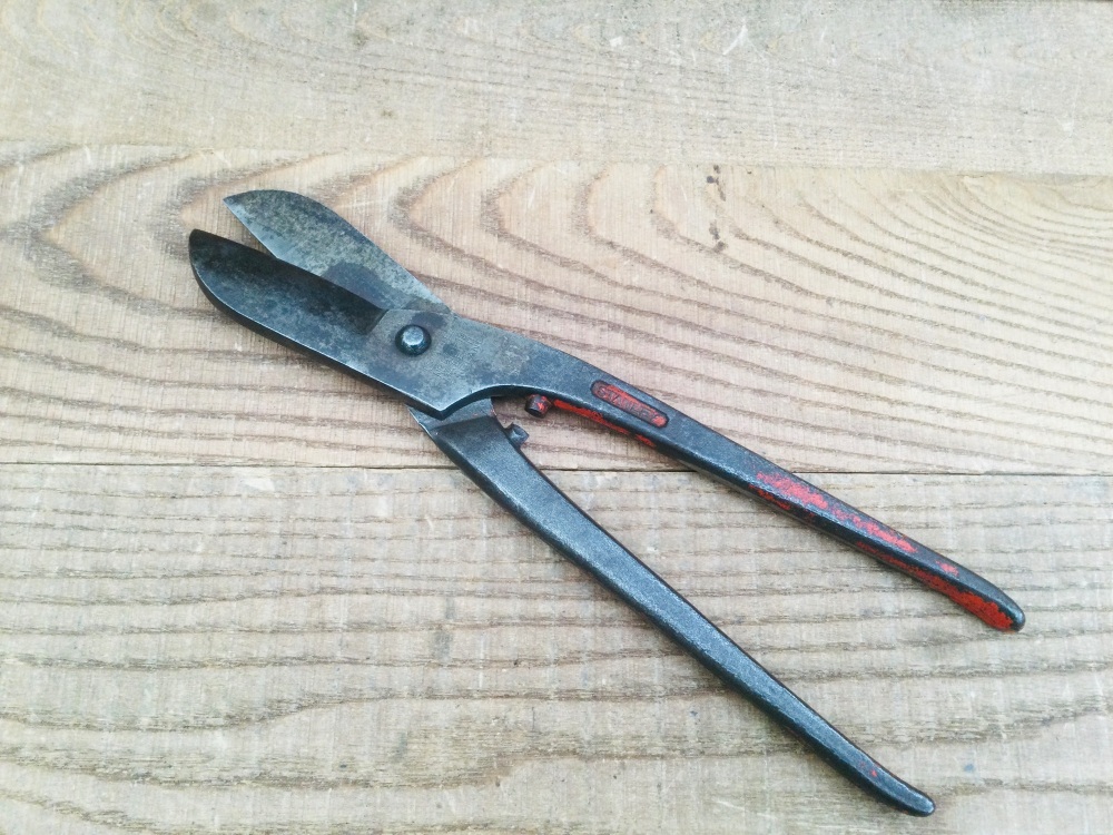Vintage Stanley No. 5731-10&rdquo; Tin Shears