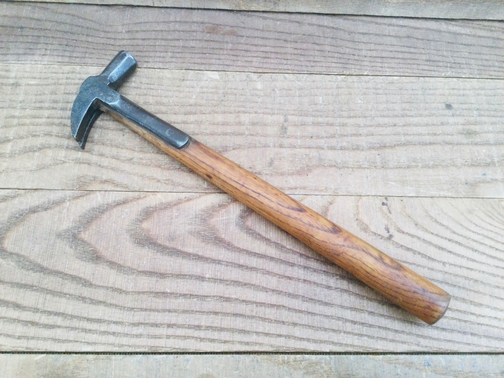 Vintage Cast Steel 4oz Strapped Claw Hammer