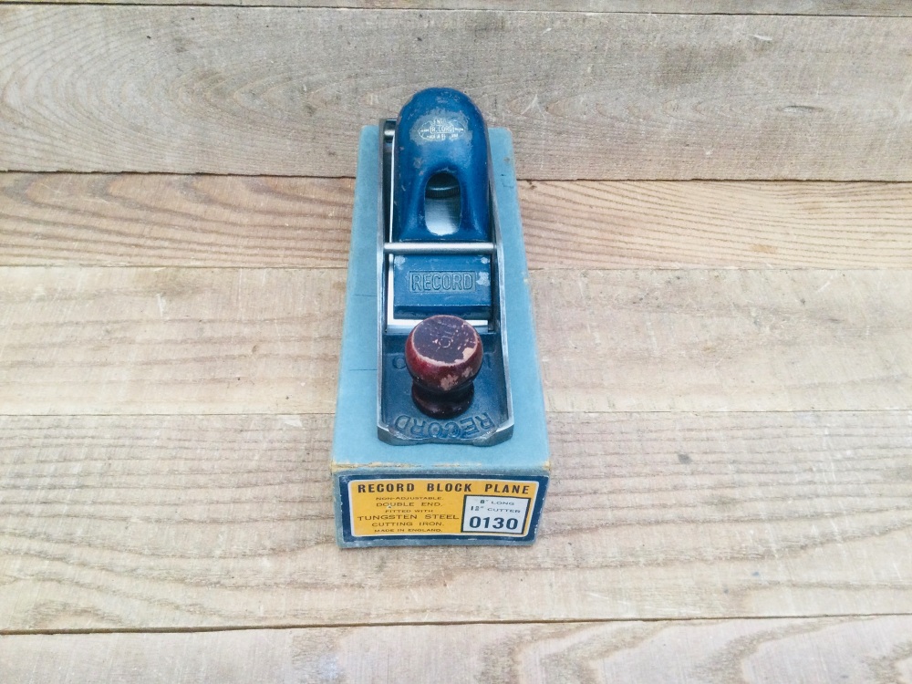 Vintage Record No. 130 Double End Block & Bullnose Plane