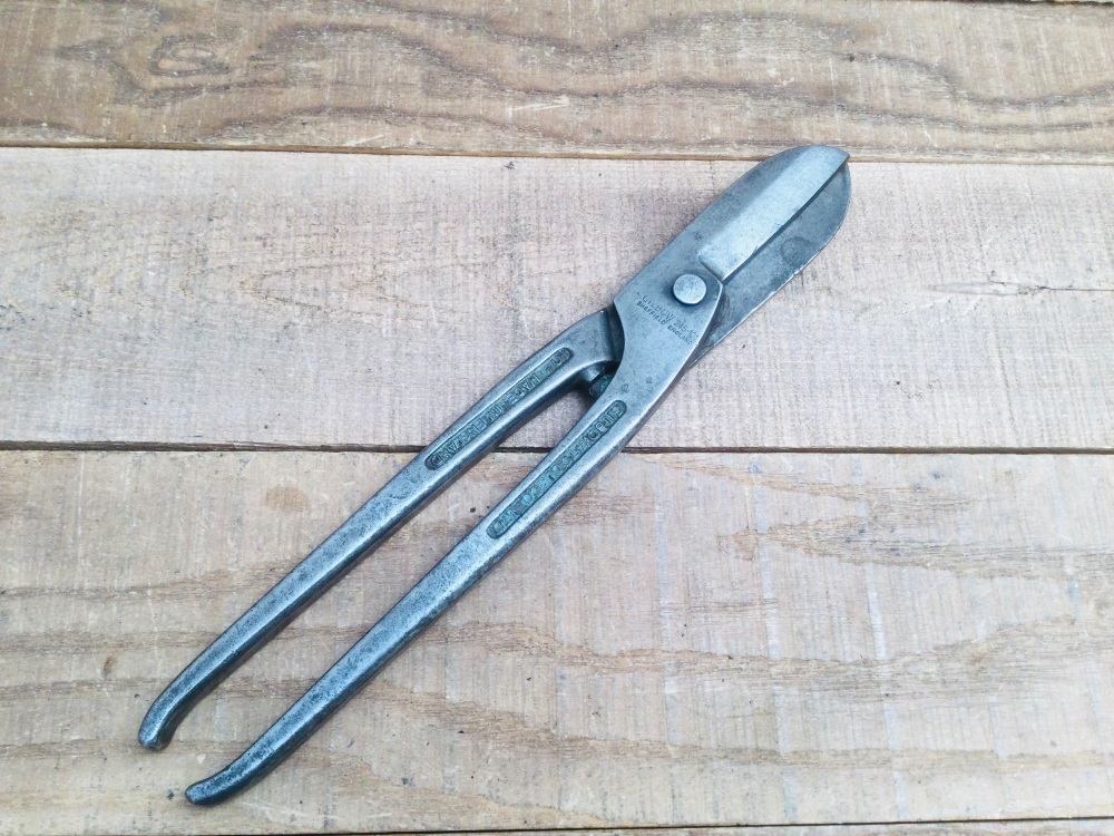 Vintage Gilbow No.245 - 10&rdquo; Tin Snips Metal Shears