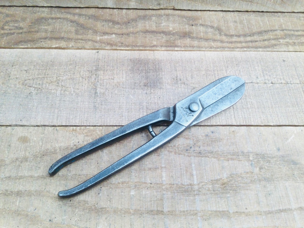 Vintage German Made 8&rdquo; Tin Snips Metal Shears