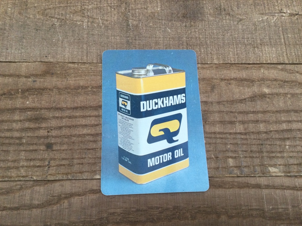 Vintage Duckhams Motorists Imperial to Metric Converter, Pocket Conversion Chart