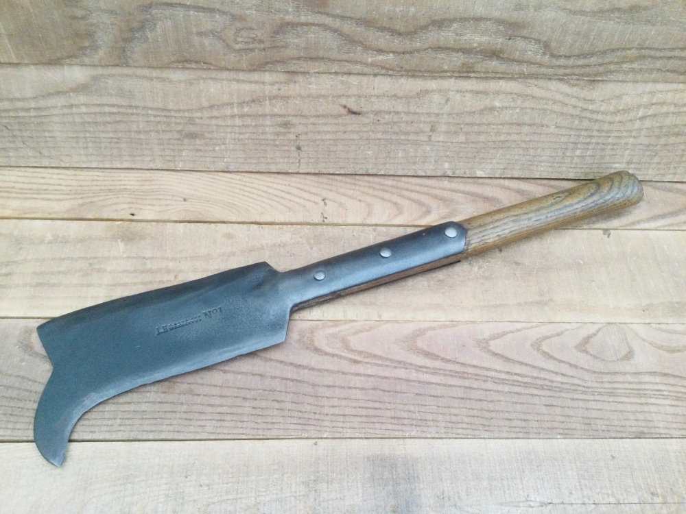 Antique I H J Harrison No. 1 Strapped Ash Handled Billhook