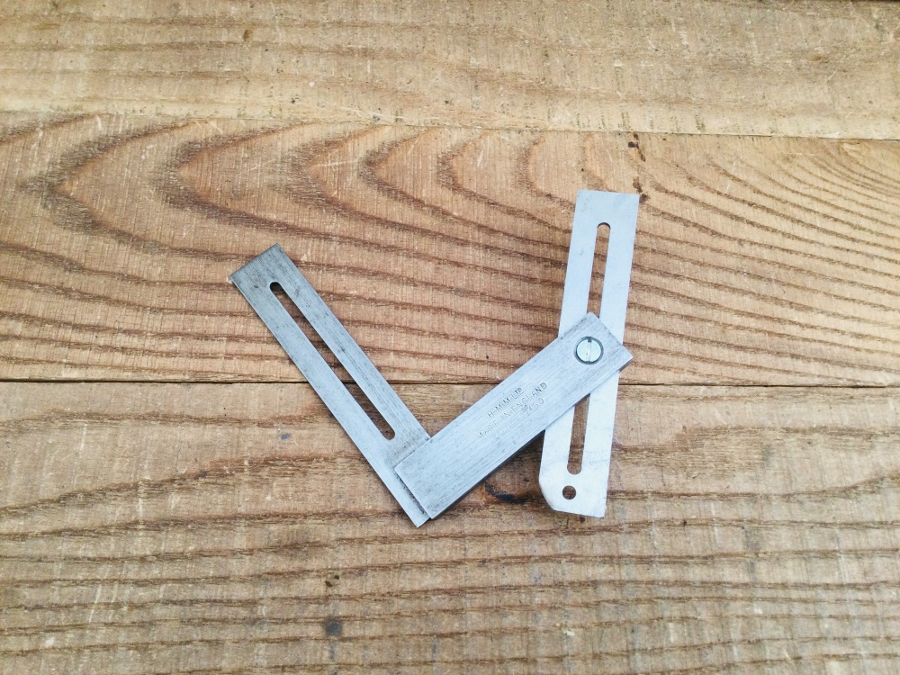 Vintage HMM Ltd Engineers Combination Steel Square