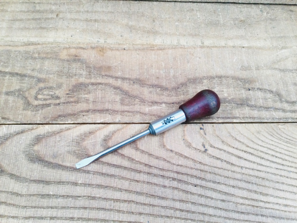 Vintage Leyris 6&rdquo; Flathead Ratchet Screwdriver