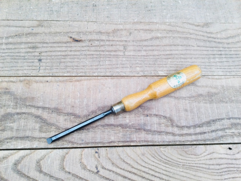 Vintage &frac14;&rdquo; Marples & Sons Bevel Edge Chisel