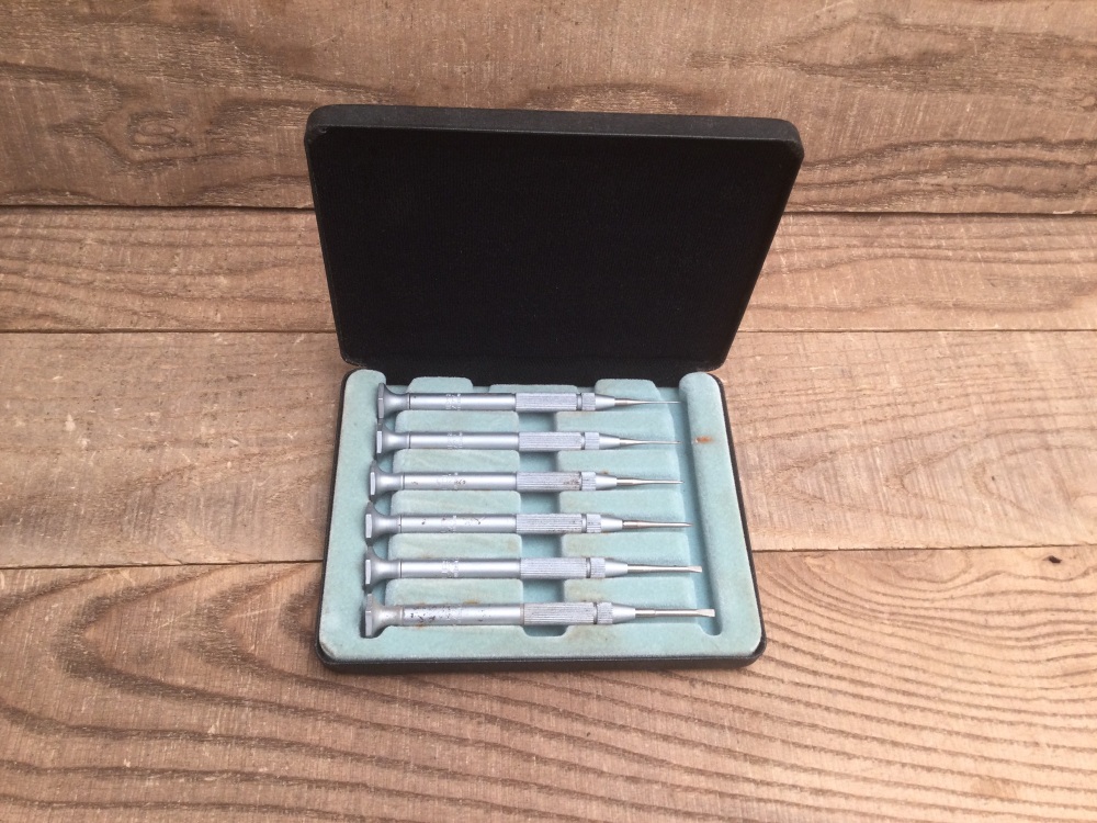 Vintage Set Moore & Wright Eclipse No: 777 Precision Jeweller&rsquo;s Screwdrivers