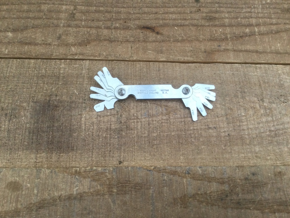 Moore & Wright No.798 BA Screw Pitch Gauge