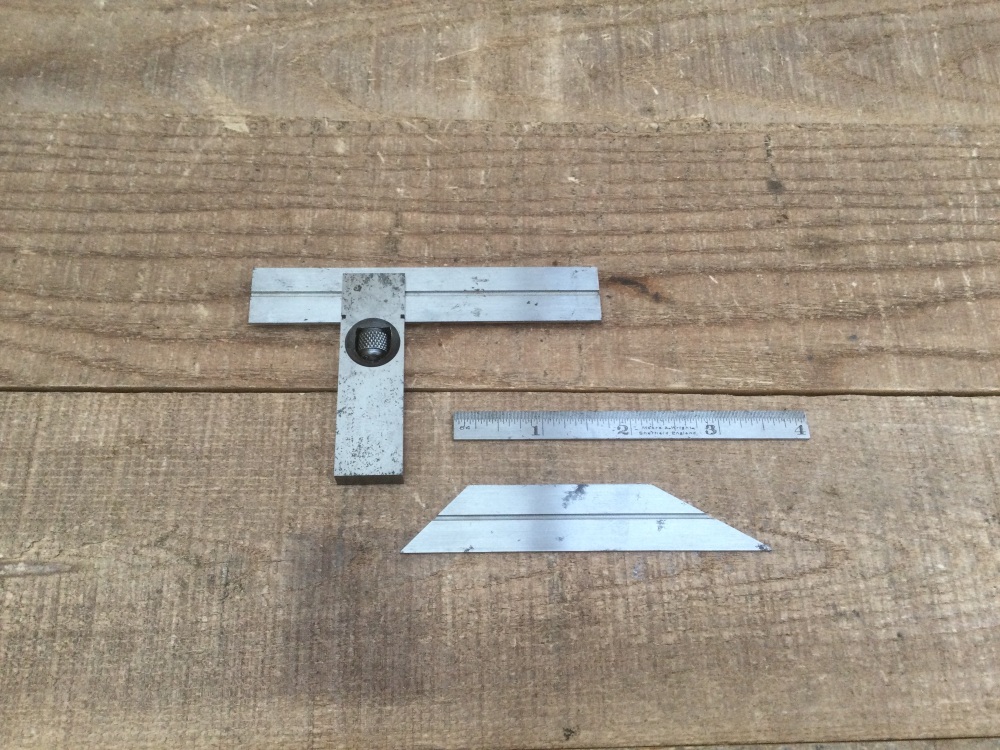 Vintage Moore & Wright No.416 Adjustable Precision Square