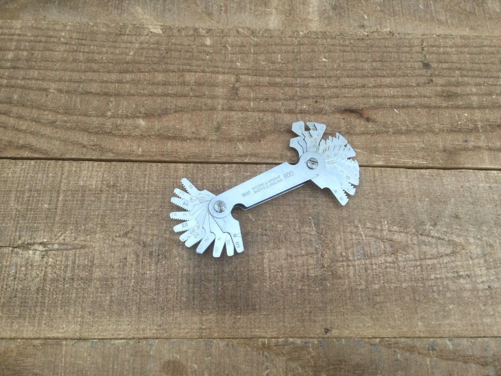 Moore & Wright No.800 Screw Pitch Thread Gauge