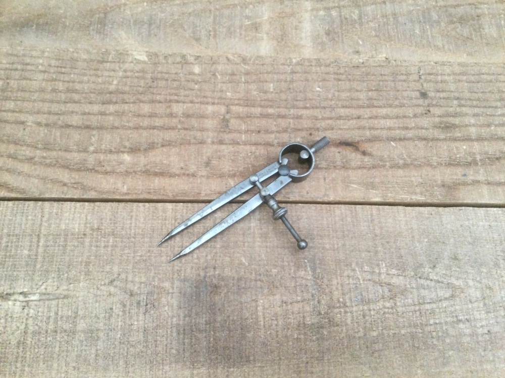 Vintage Moore & Wright Sheffield 3 &acirc;&rdquo; Steel Spring Dividers