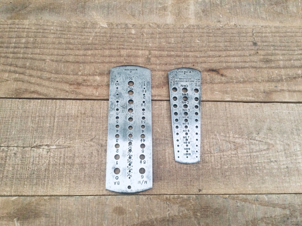 Vintage Roebuck Engineers Steel Wire & Drill Gauges
